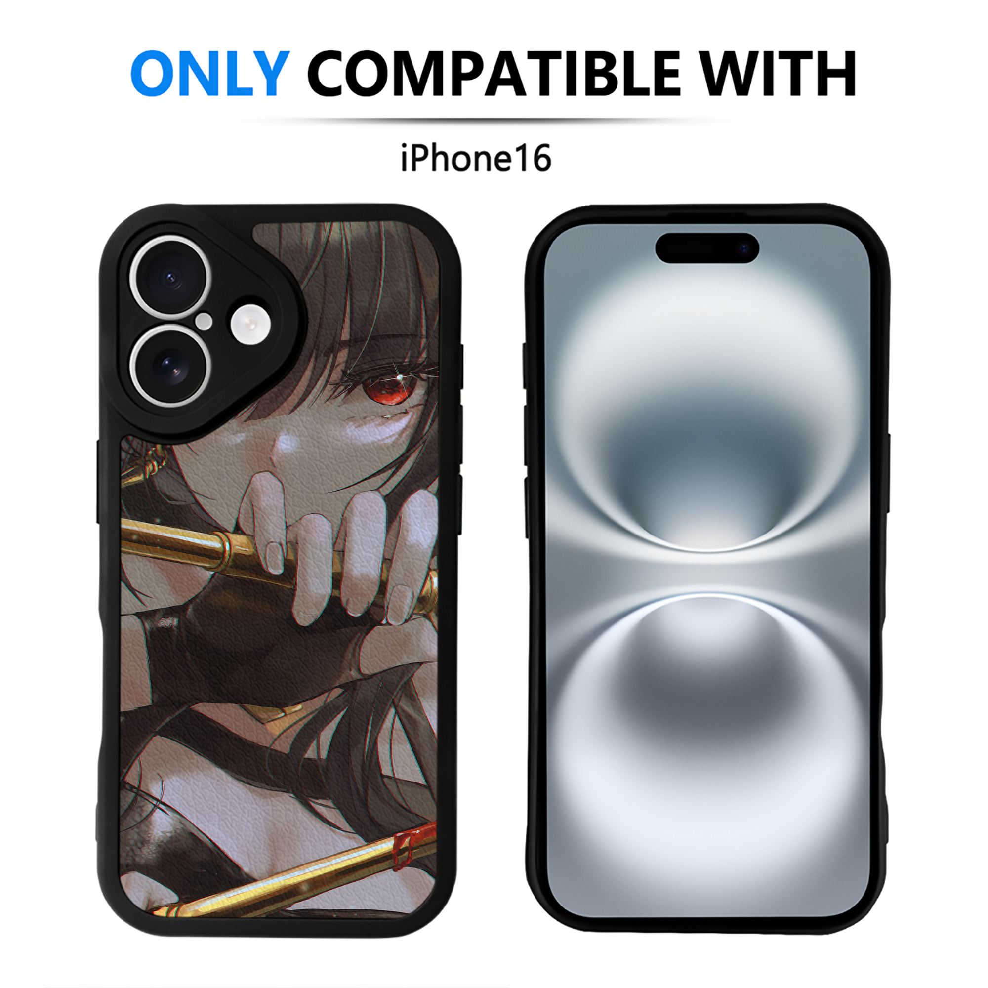 （画像用） SPY×FAMILY间谍家家酒 【iPhone 16シリーズ対応】シリコンスマホケース（レザー調） 材質：シリコン